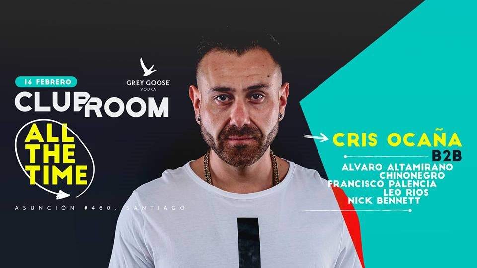 Club Room presents: All The Time. B2B Sessions: Cris Ocaña - フライヤー表