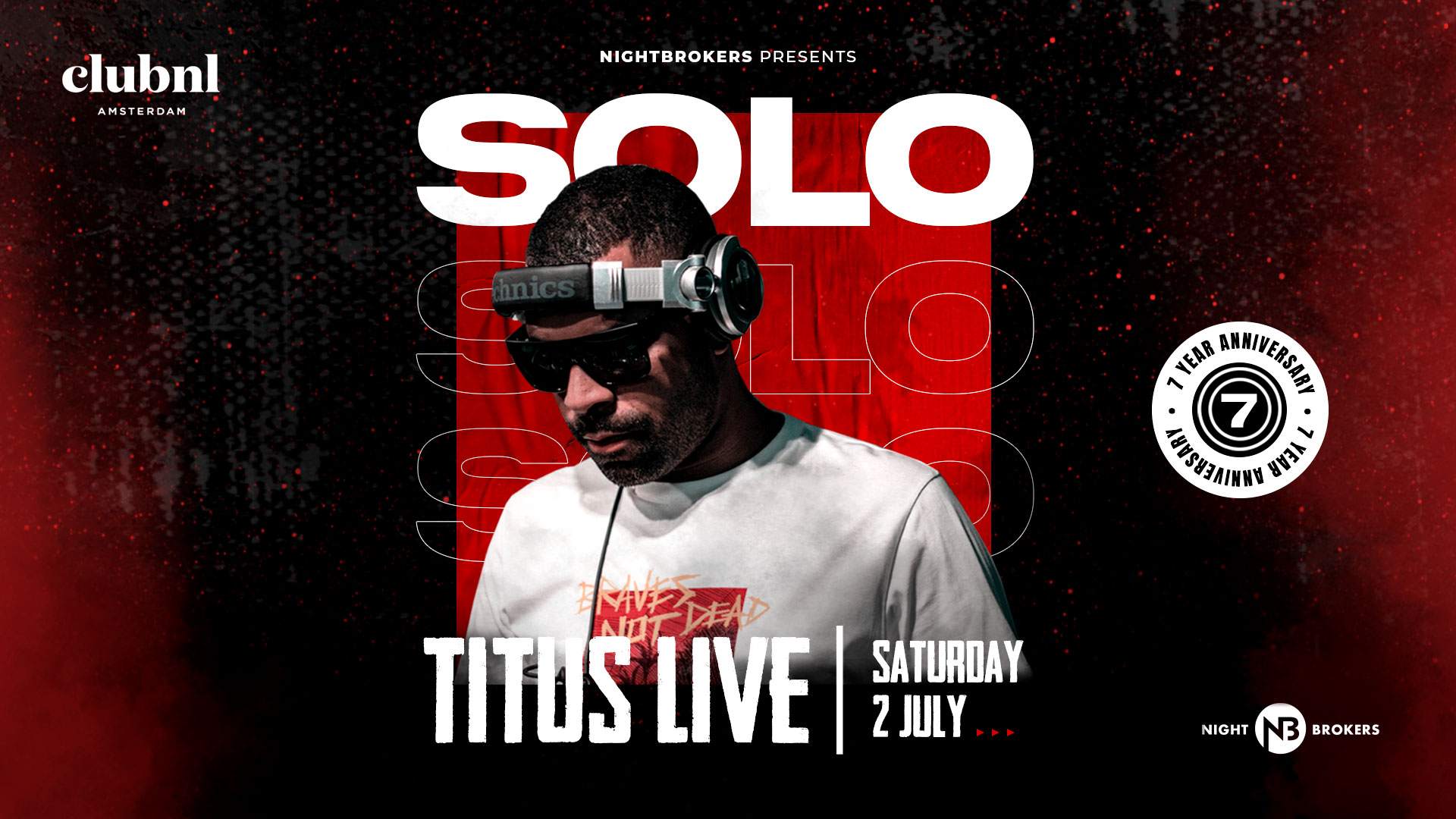 Solo / Titus Live - フライヤー表