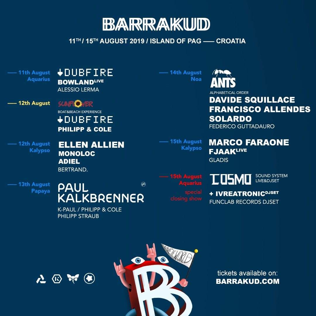 Barrakud Festival 2019 - フライヤー表