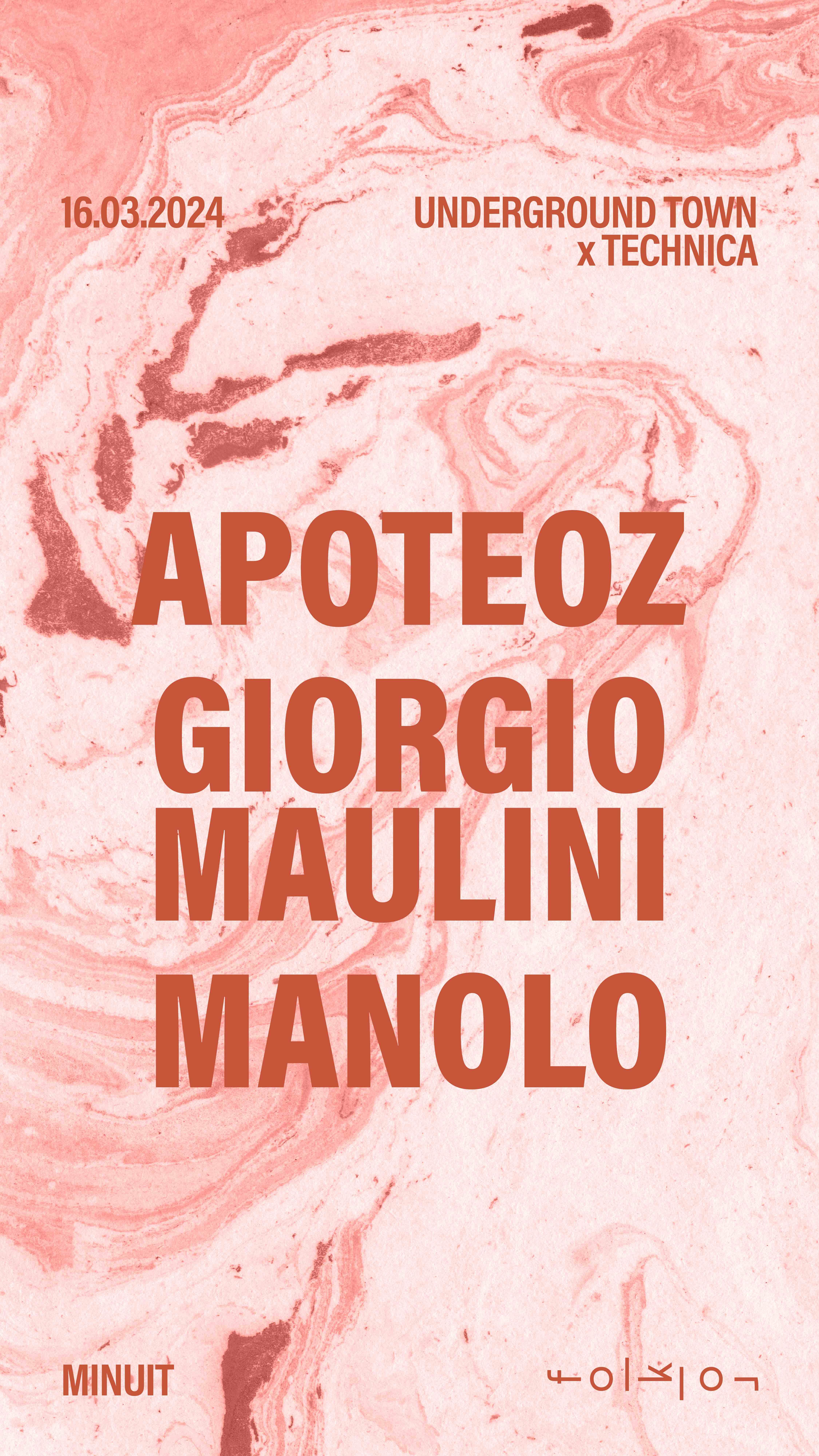 Underground Town x Technica /// Apoteoz - Giorgio Maulini - Manolo - Página frontal