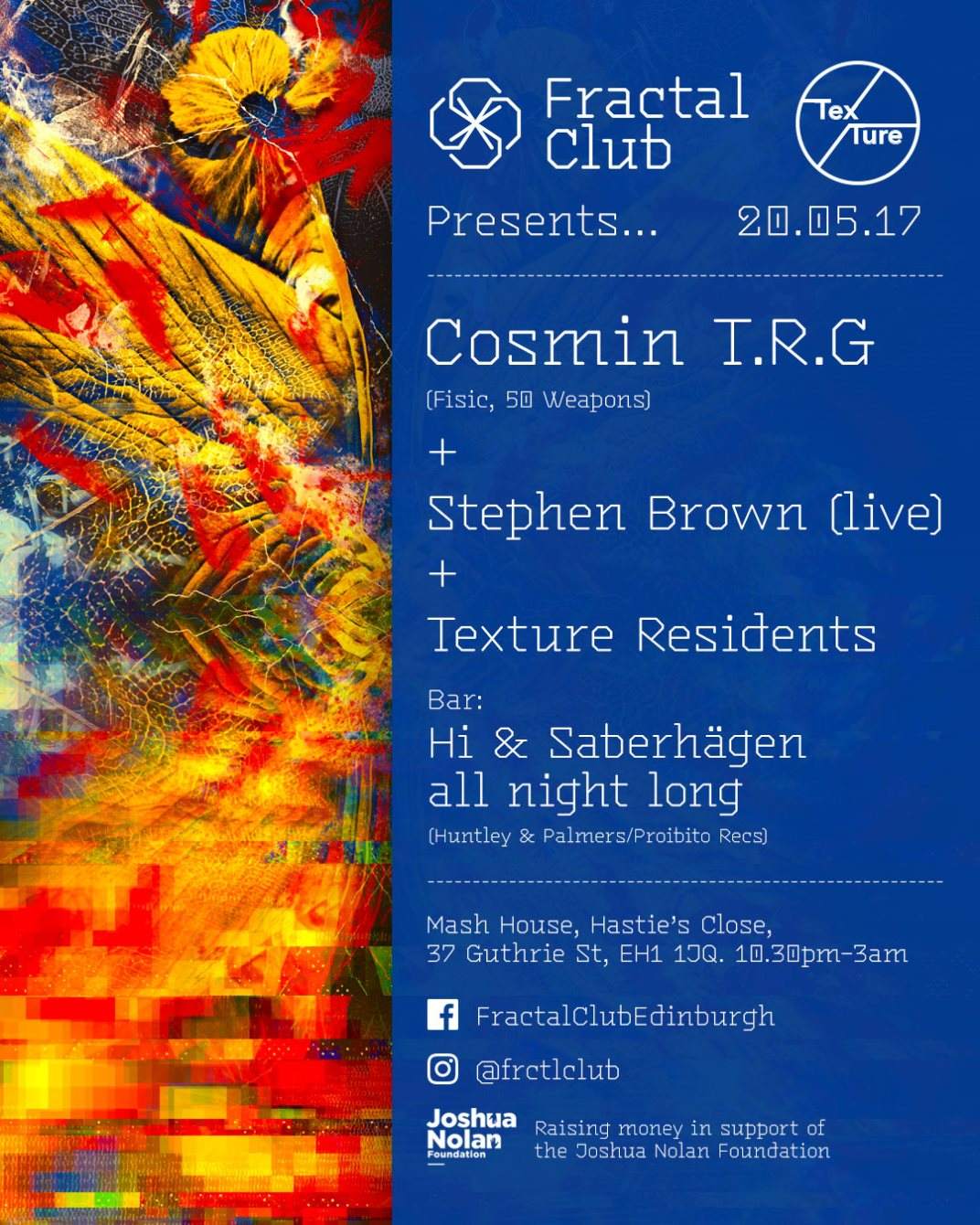 Fractal Club x Texture with Cosmin TRG & Stephen Brown (Live) - Página frontal