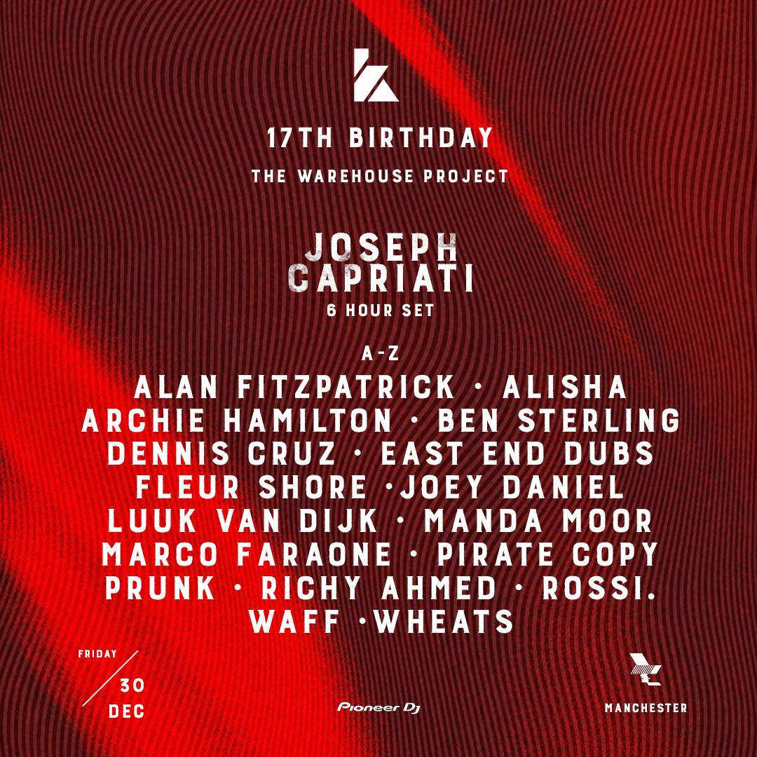 KALUKI 17TH BIRTHDAY at The Warehouse Project, Manchester