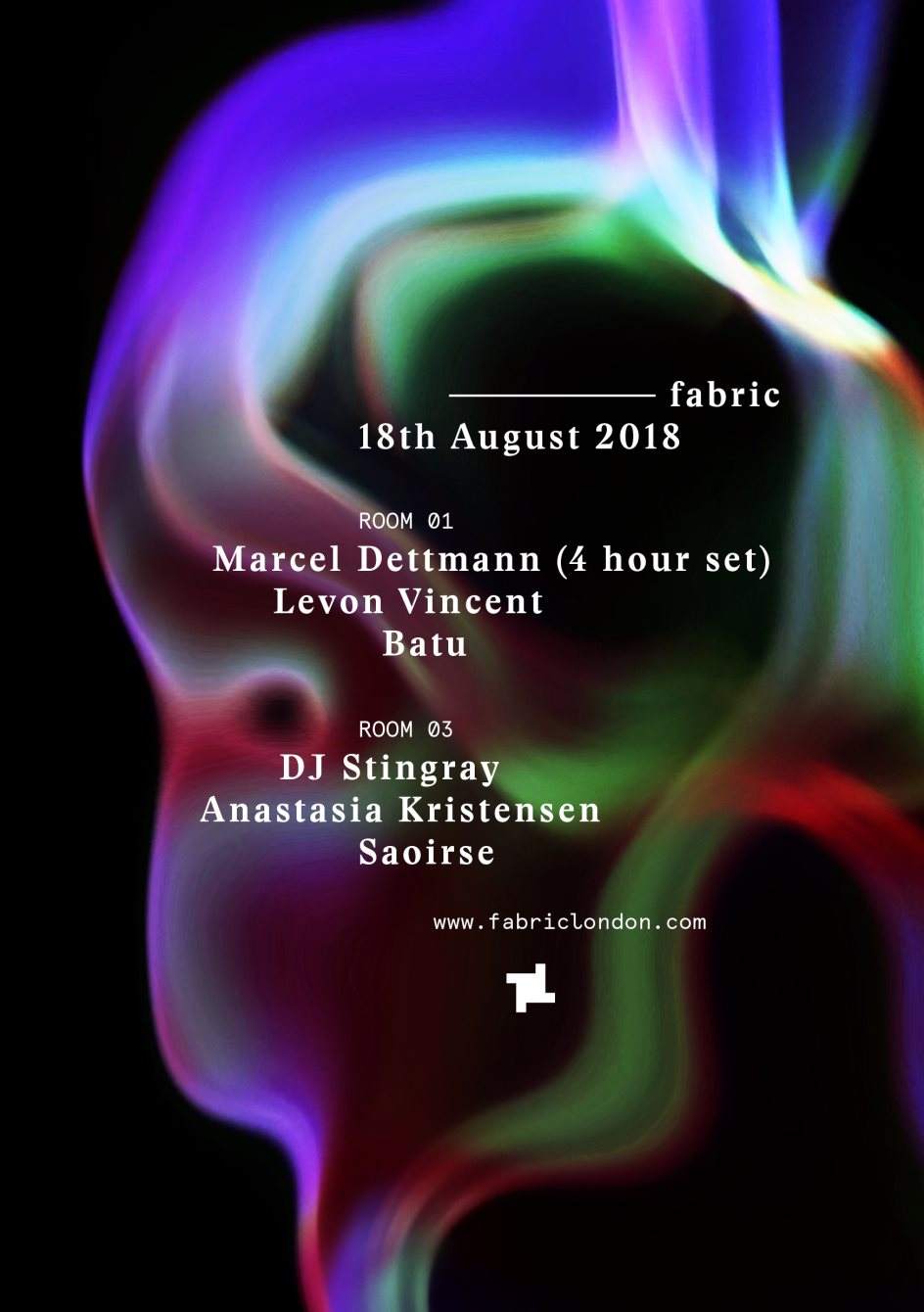 fabric: Marcel Dettmann, DJ Stingray, Levon Vincent - Página trasera