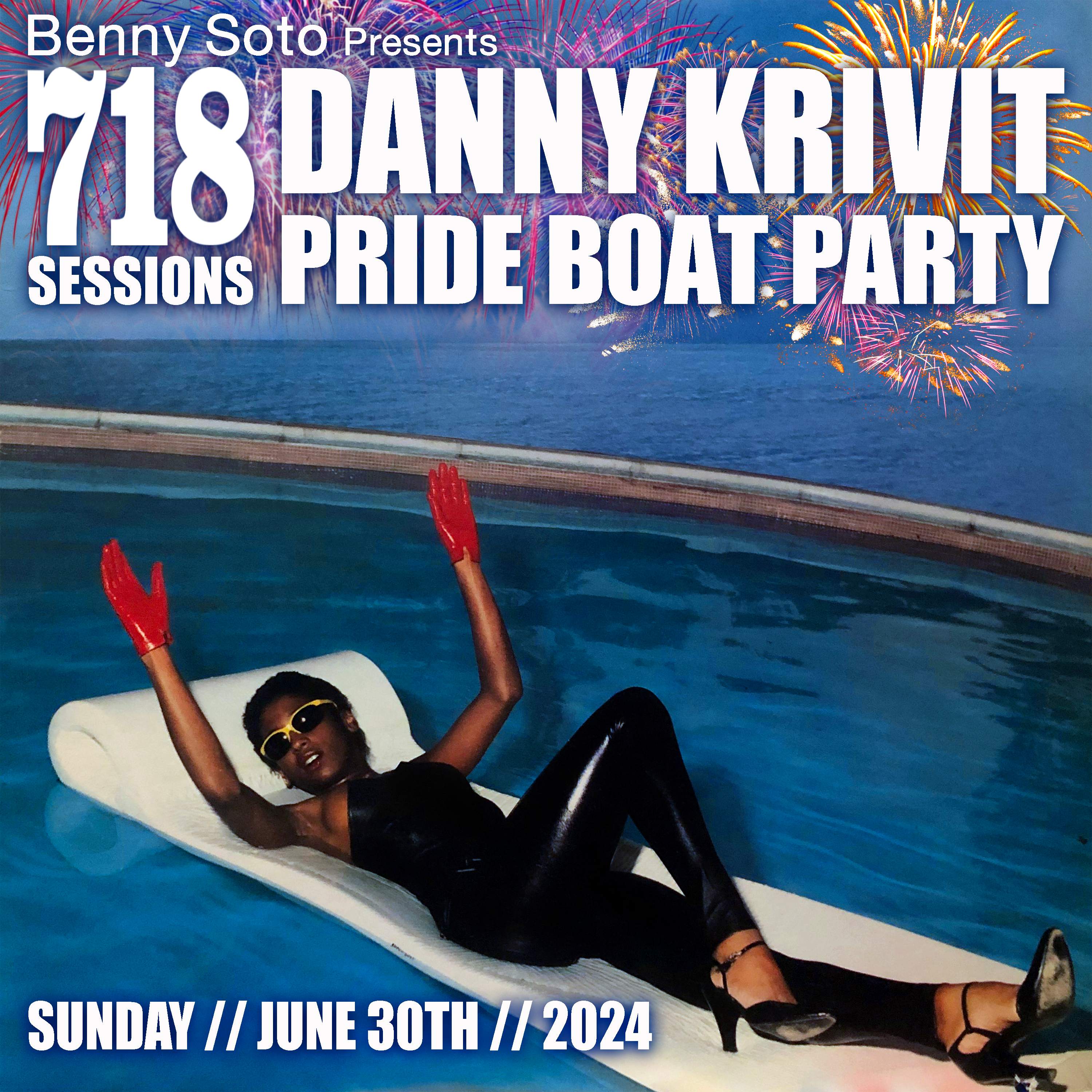 718 Sessions Boat Party 2024 - フライヤー表