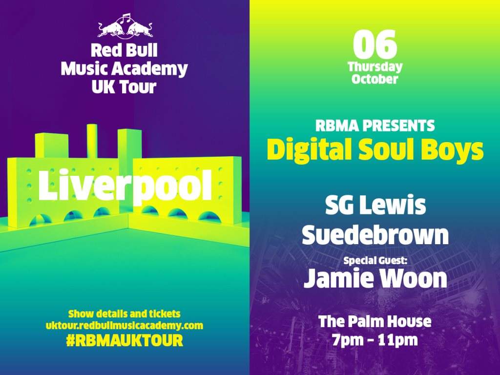 RBMA UK Tour Pres. Digital Soul Boys with Jamie Woon - Página frontal