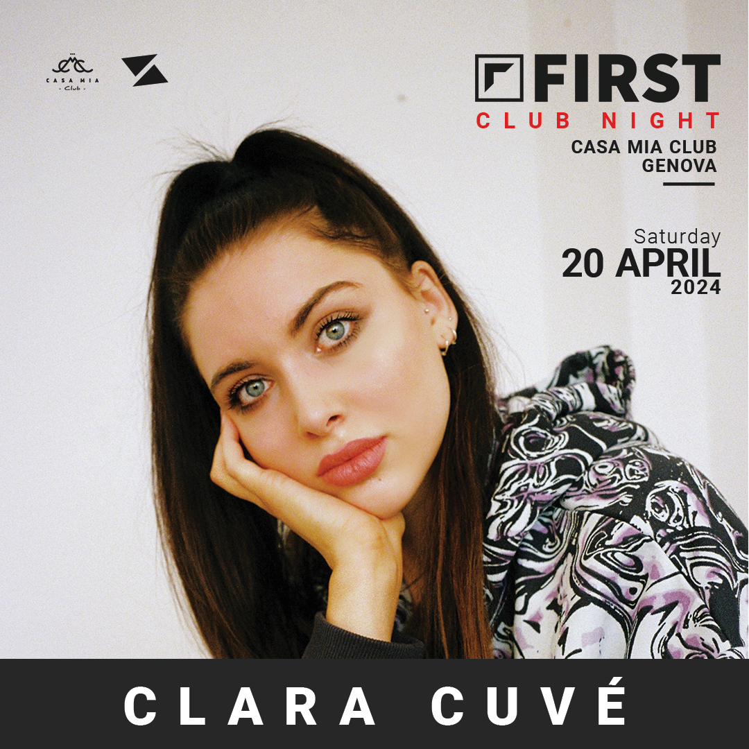 FIRST CLUB NIGHT: Clara Cuvé - Página frontal