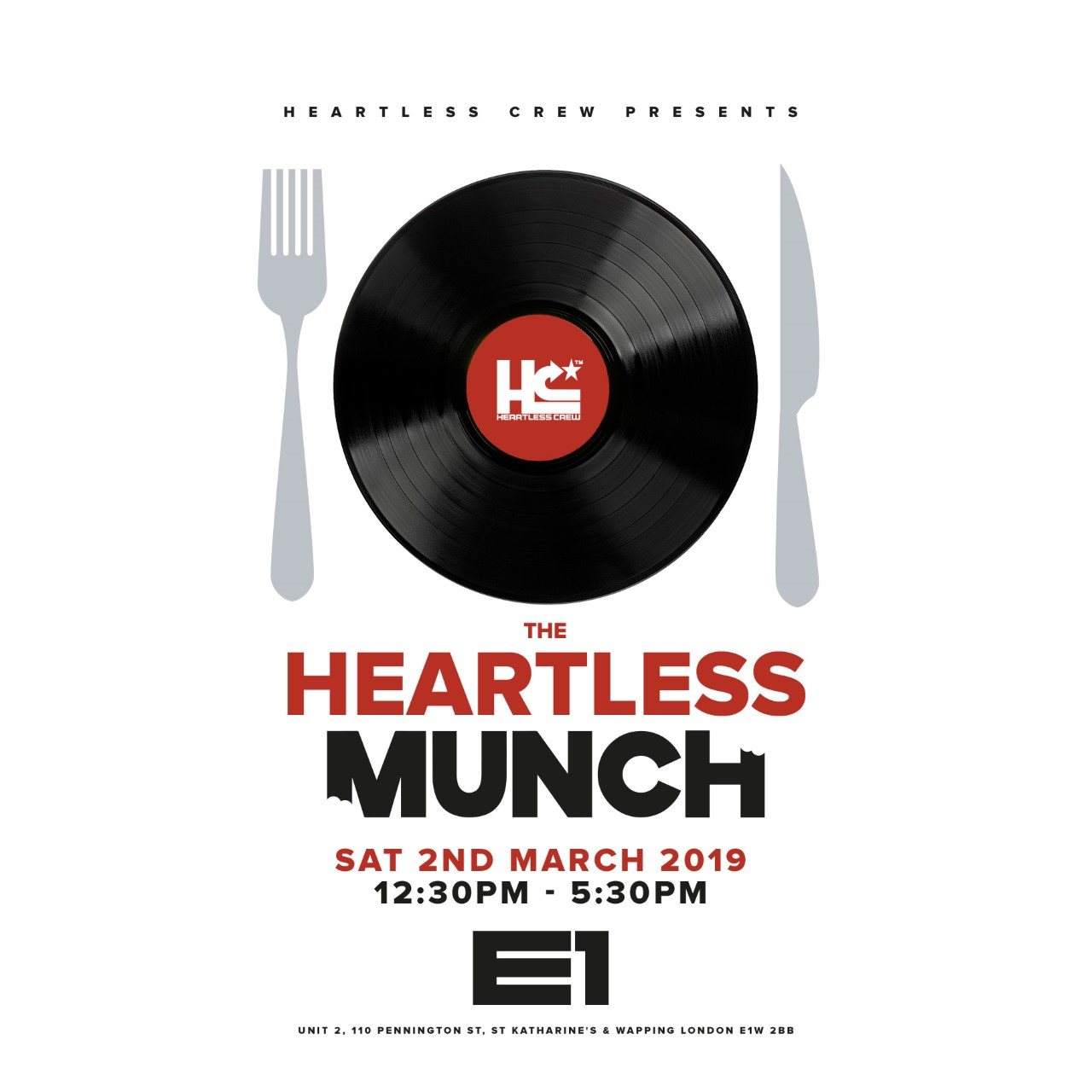 The Heartless Munch - フライヤー表