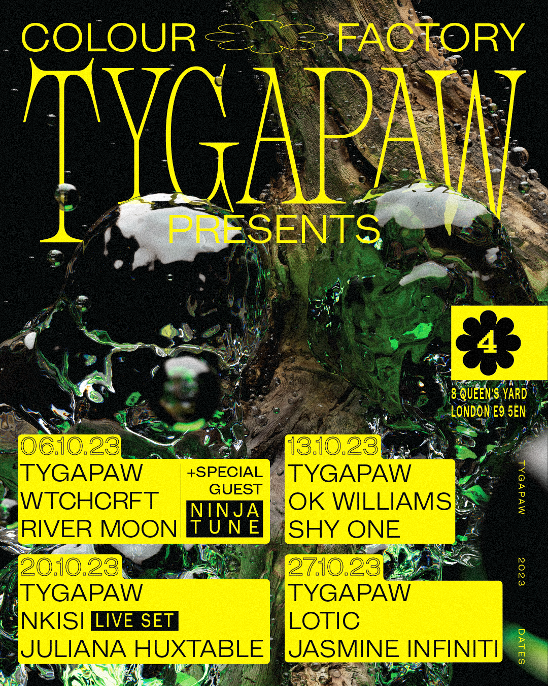 TYGAPAW presents - Página frontal