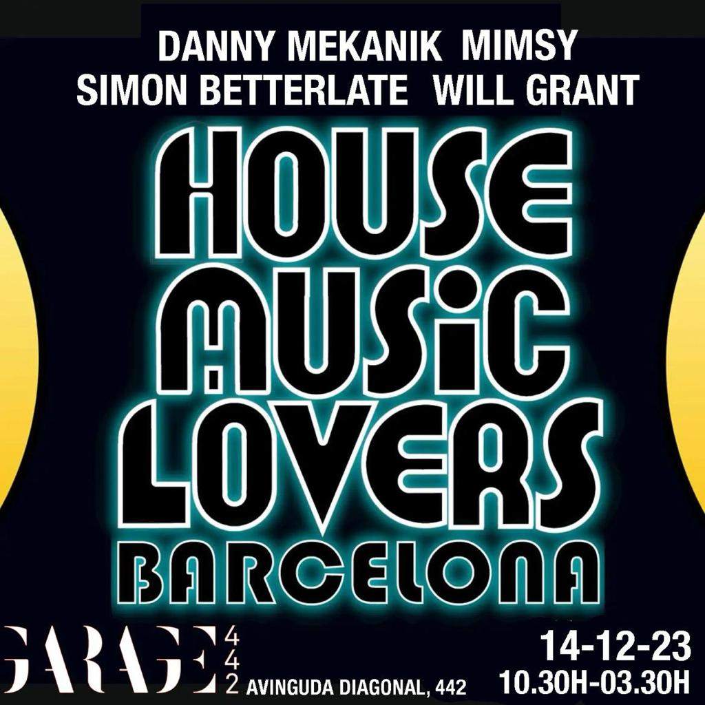 House Music Lovers - フライヤー表