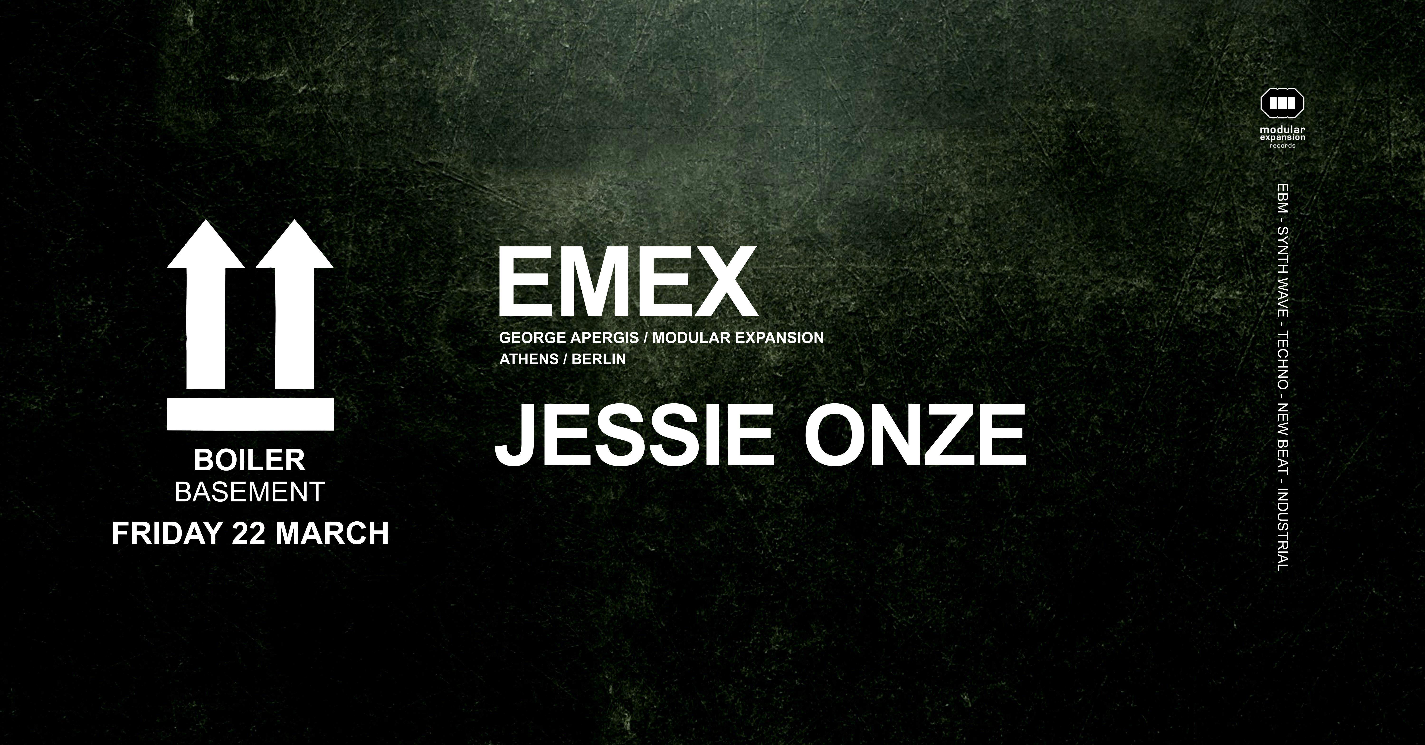 Emex & Jessie Onze - フライヤー表