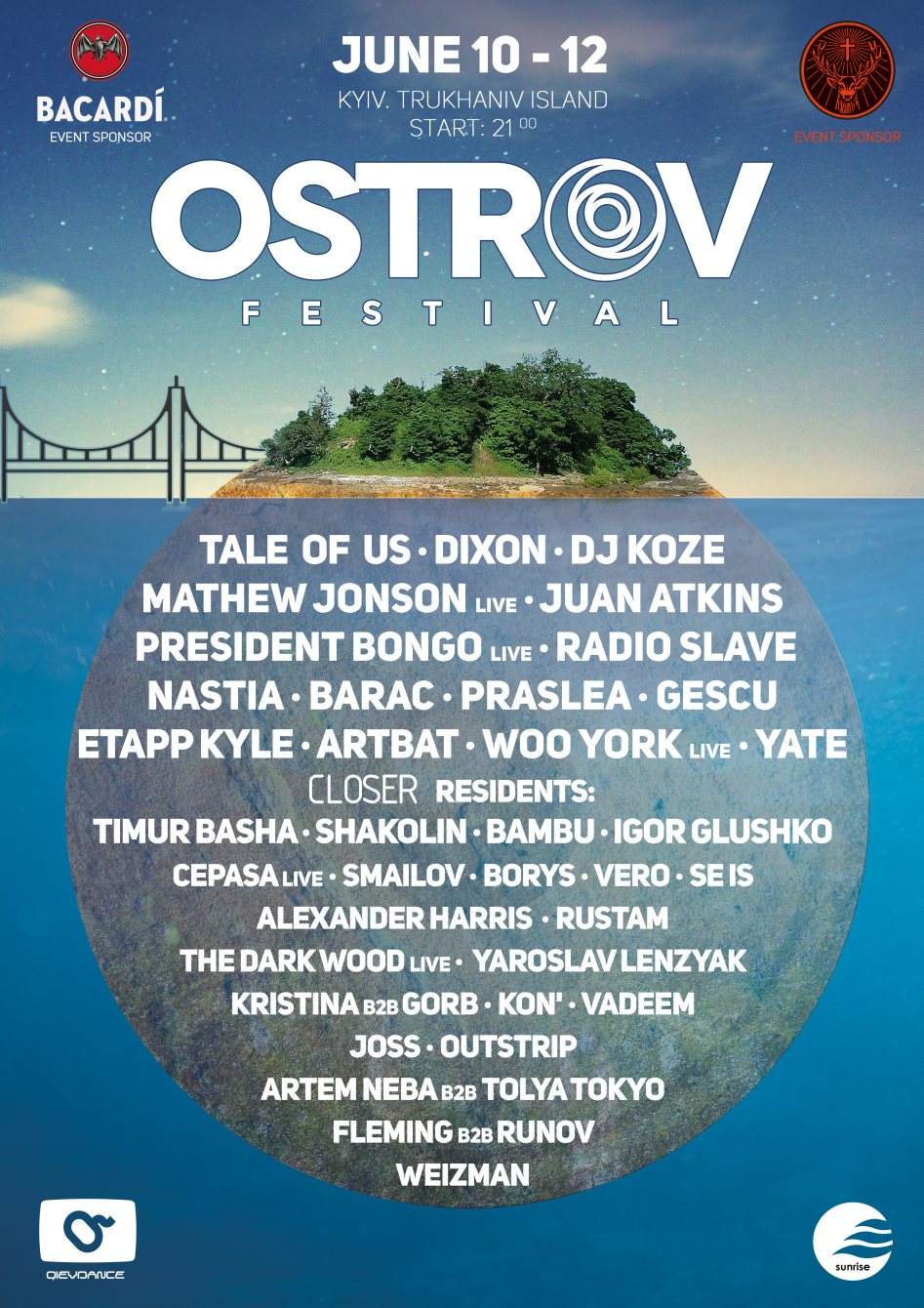 Ostrov Festival 2016 - フライヤー表