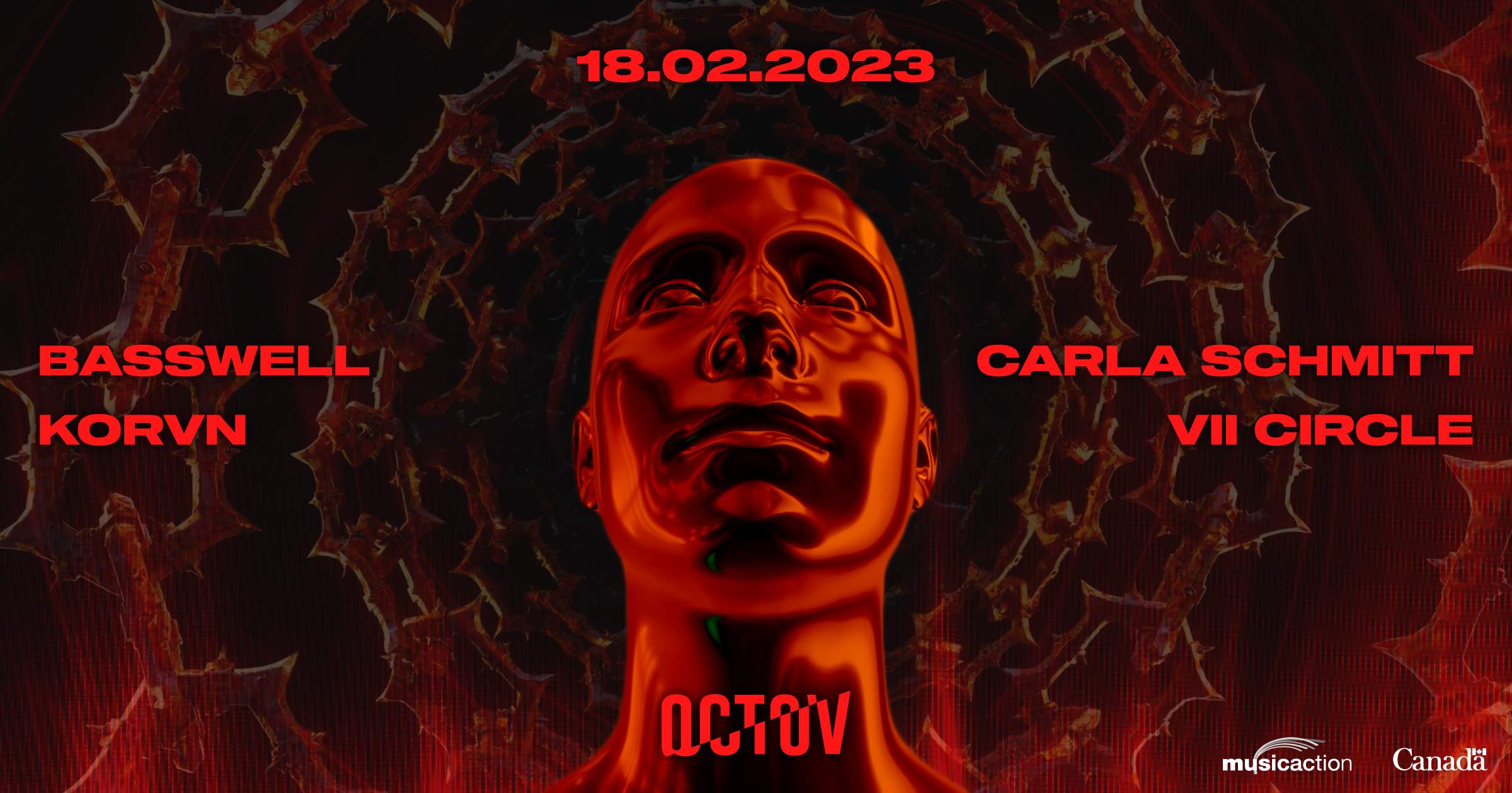 SOLD OUT] OCTOV with Basswell, Carla Schmitt & VII Circle at