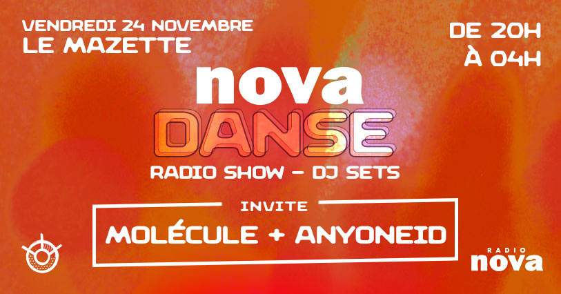 Nova Danse • Molécule, AnyoneID - フライヤー表