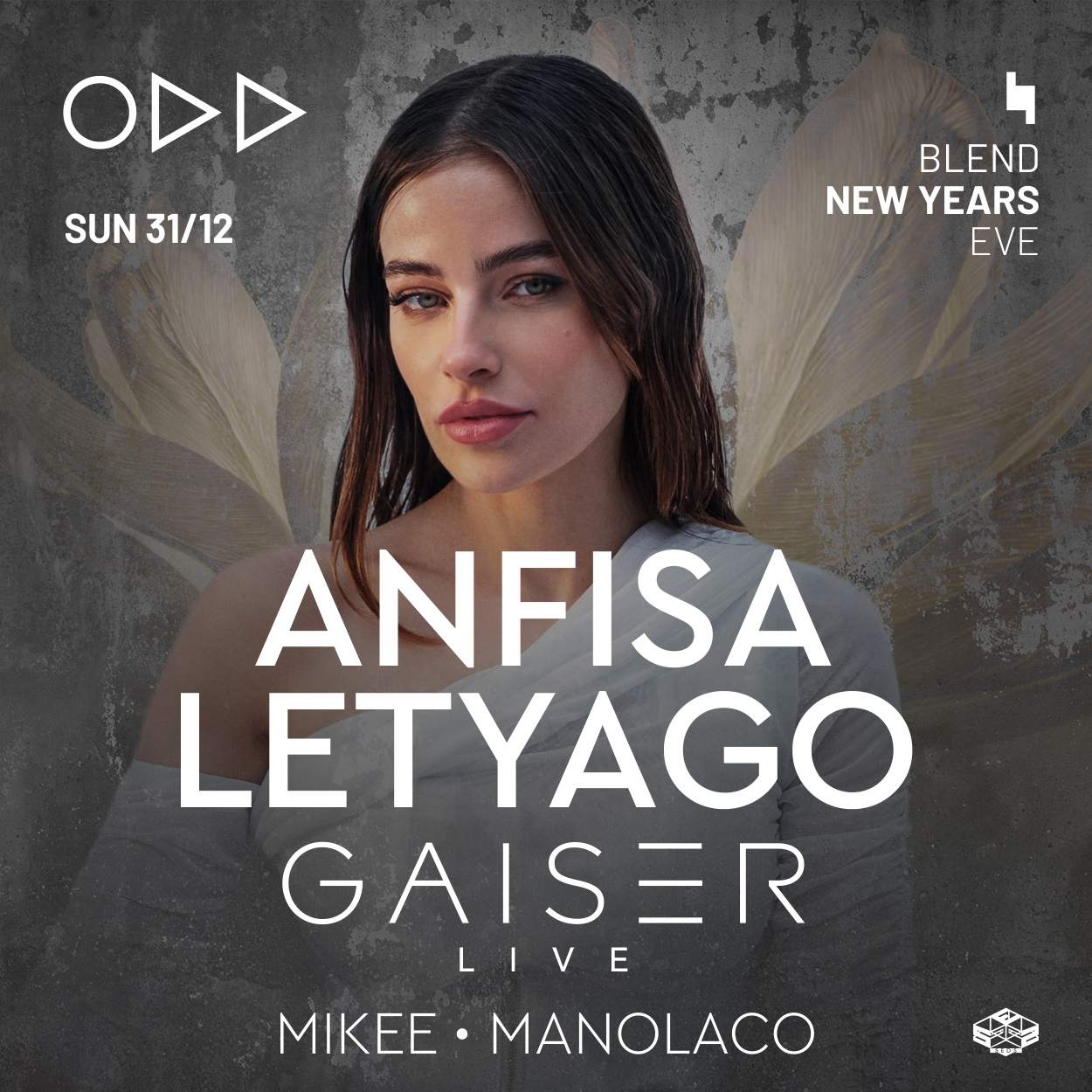 Blend NYE with Anfisa Letyago & Gaiser (live) - フライヤー表