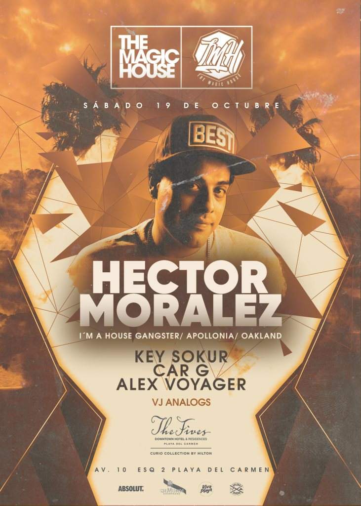 The Magic House at The Fives Rooftop / Hector Moralez - フライヤー表