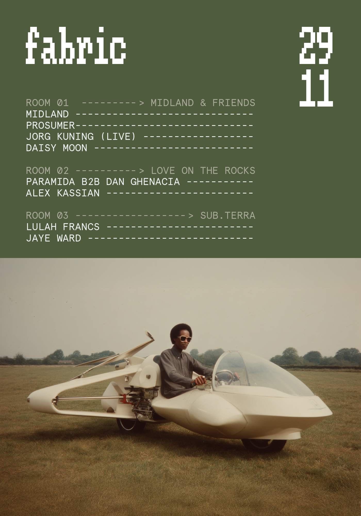 fabric: Midland, PARAMIDA B2B Dan Ghenacia, Daisy Moon, Jorg Kuning ...