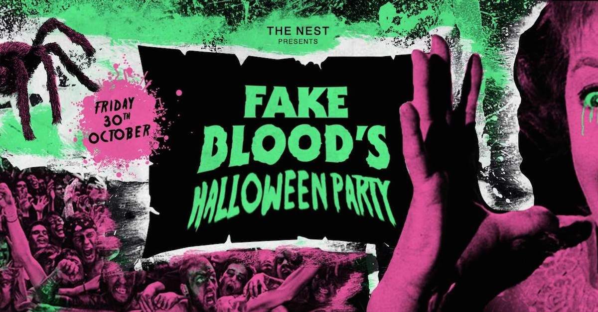 Fake Blood's Halloween Party - フライヤー表