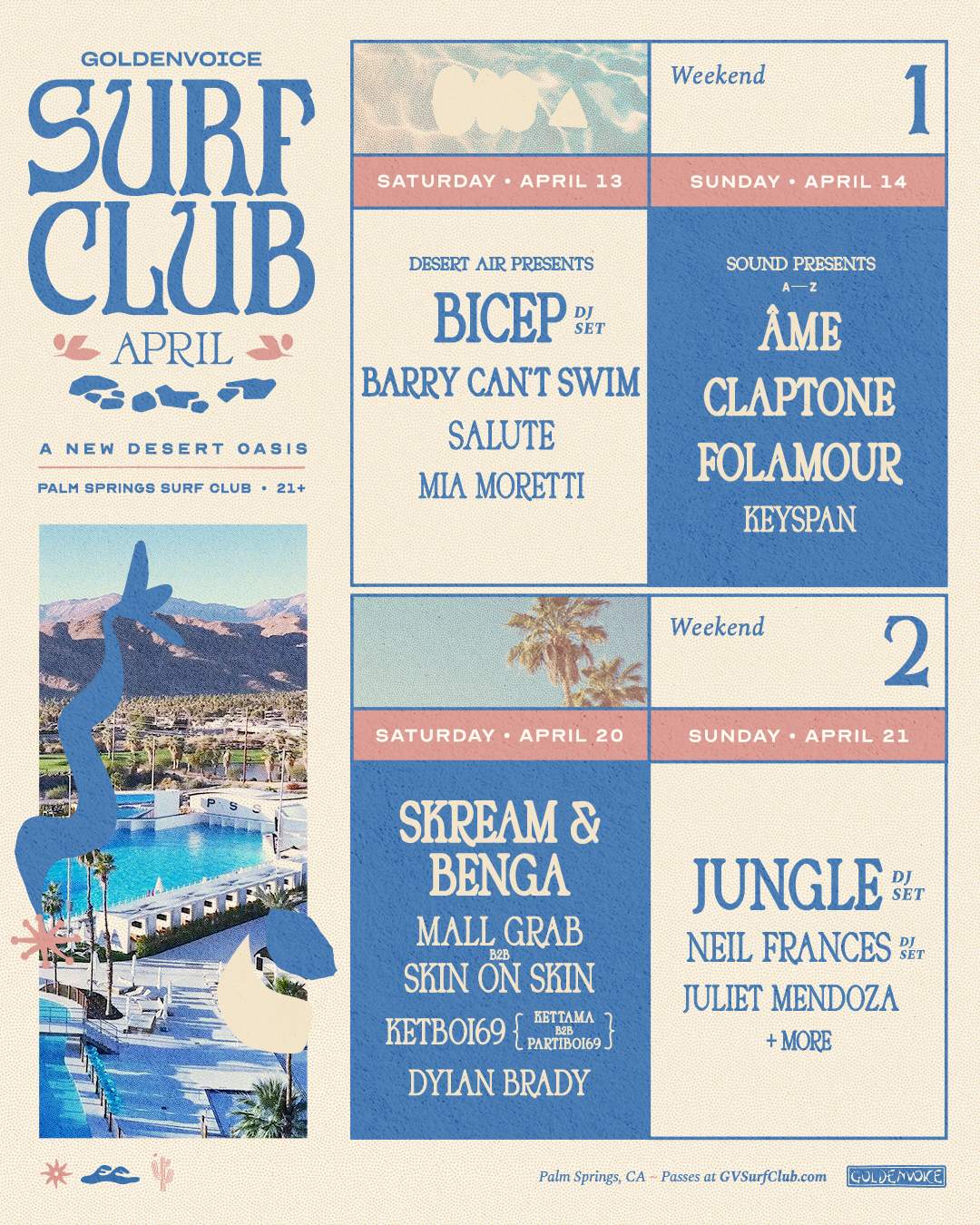 Goldenvoice Surf Club Weekend 1 - Página frontal