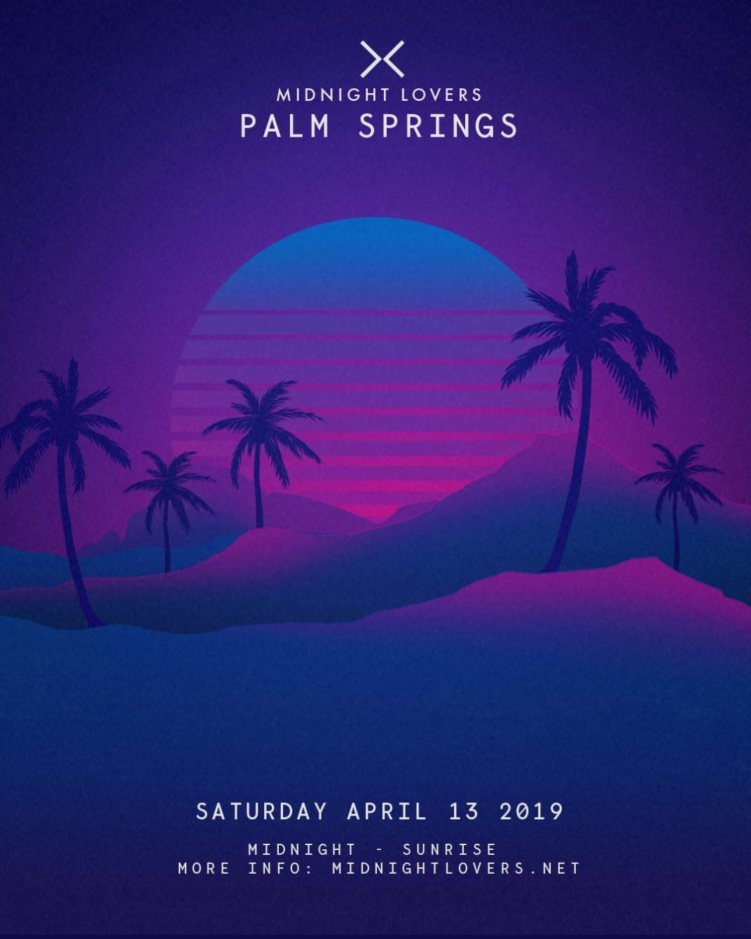 Midnight Lovers • Palm Springs - Página frontal