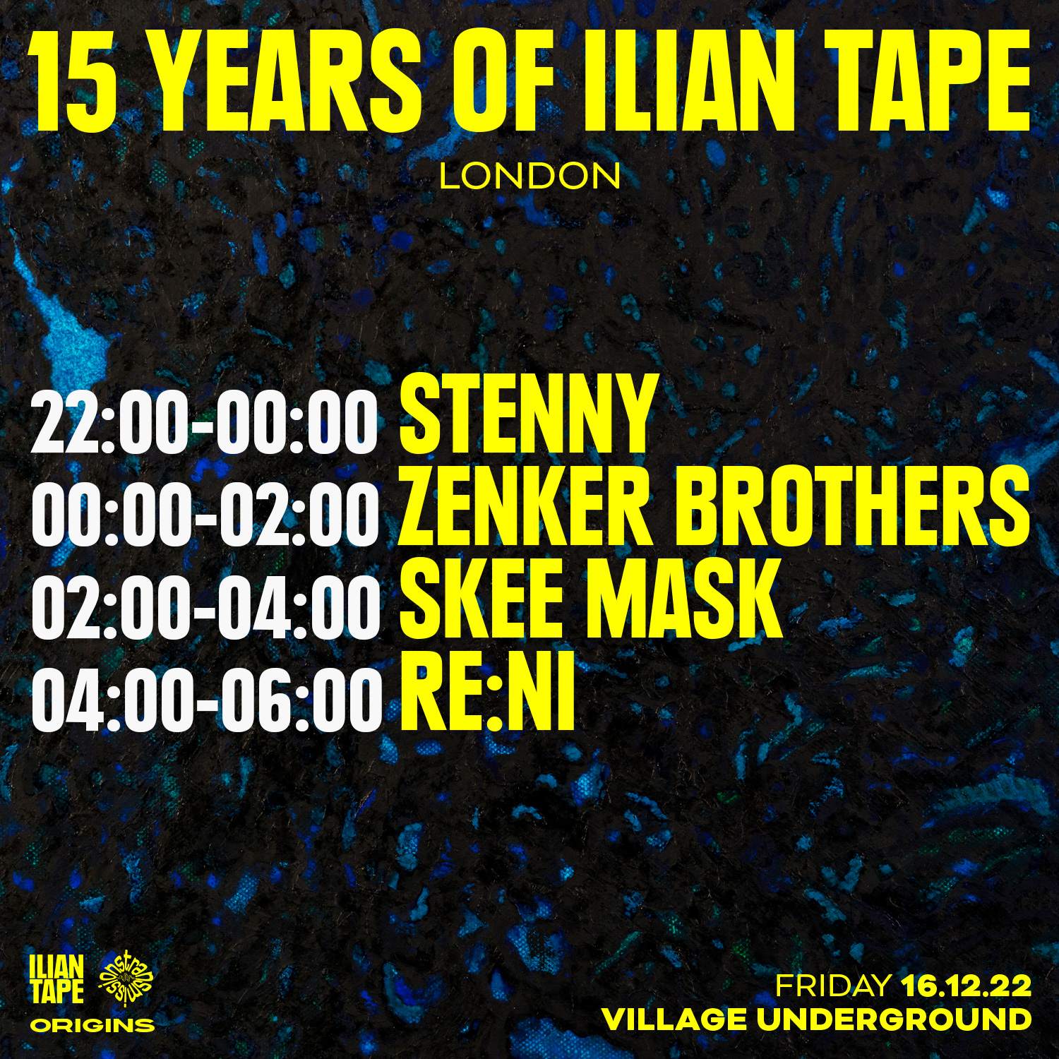 15 Years of Ilian Tape: London - Página trasera