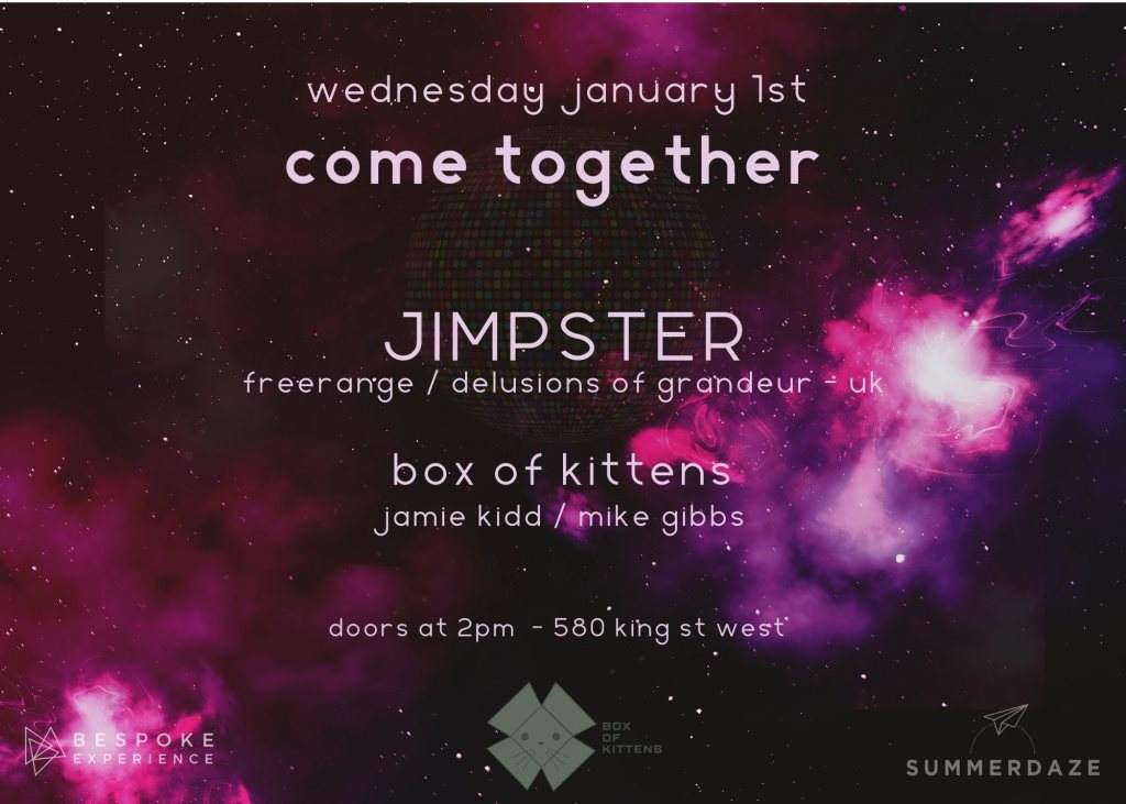SummerDaze & BOK present NYD 'Come Together' with Jimpster (UK) - Página frontal