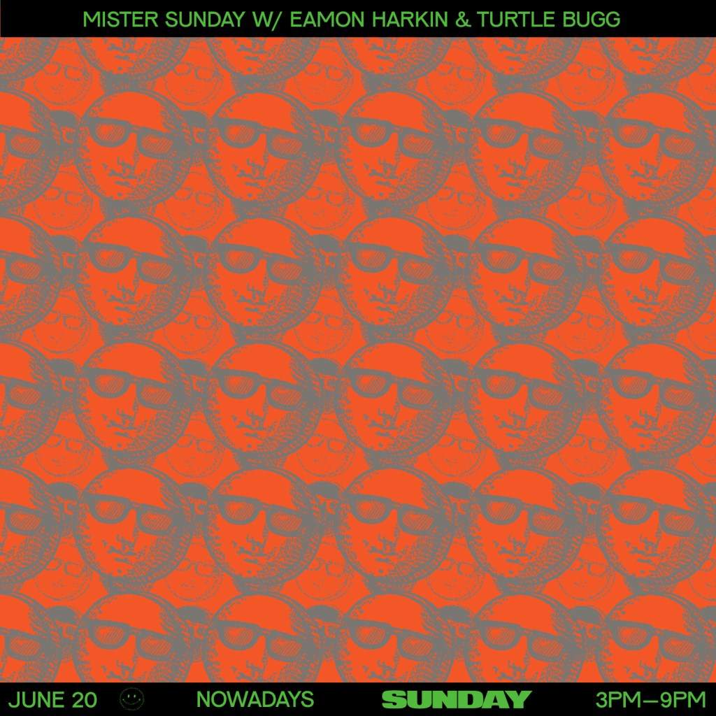 Mister Sunday with Eamon Harkin and Turtle Bugg / Vaxx Required / Tix Available at Door - Página trasera