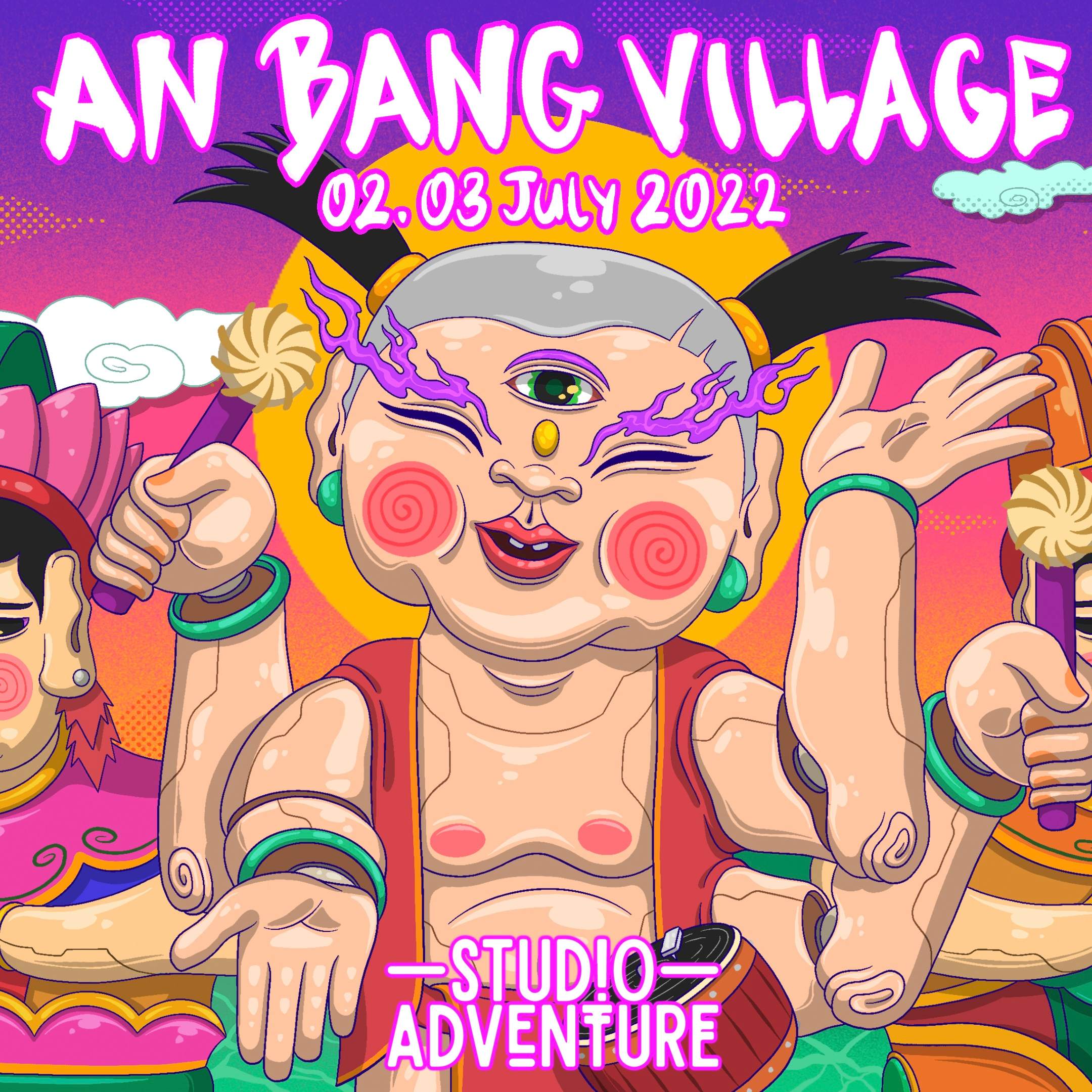[Hoi An] Studio Adventure: An Bang Village Music Festival - フライヤー表