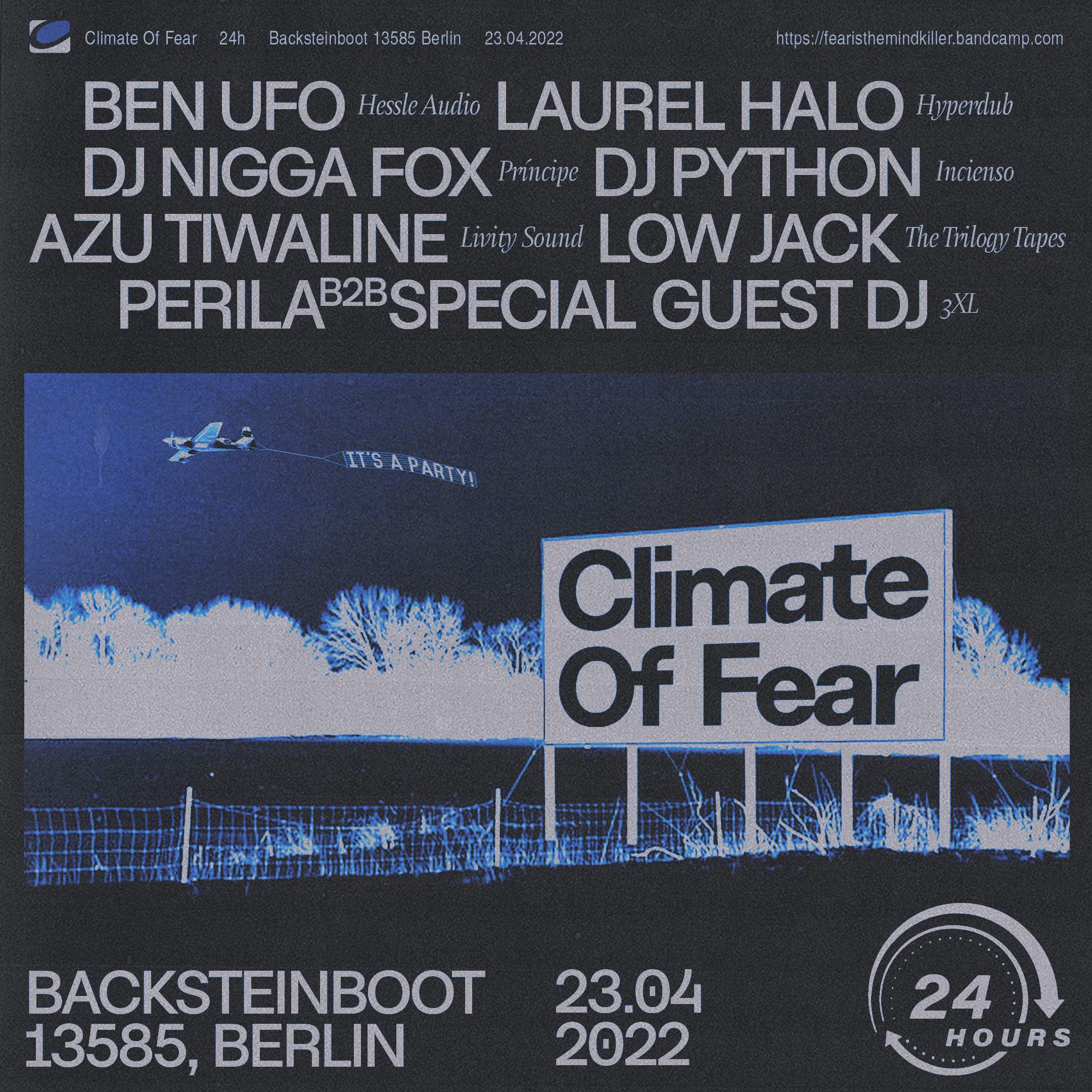 Climate 24 hours: Ben UFO, Laurel Halo, DJ Nigga Fox - Página frontal