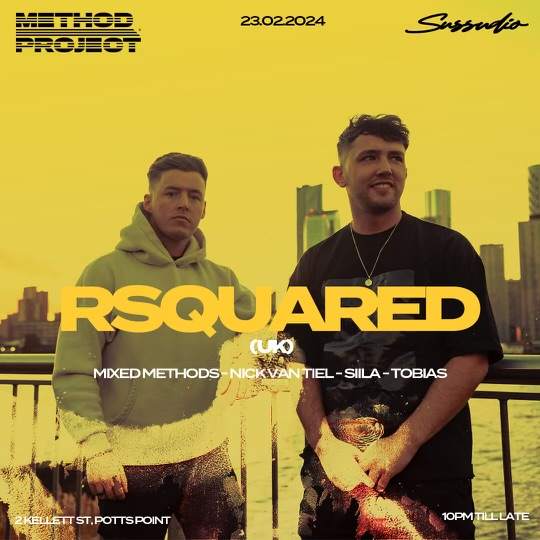 Method Project #006 feat. RSquared (UK) - フライヤー表