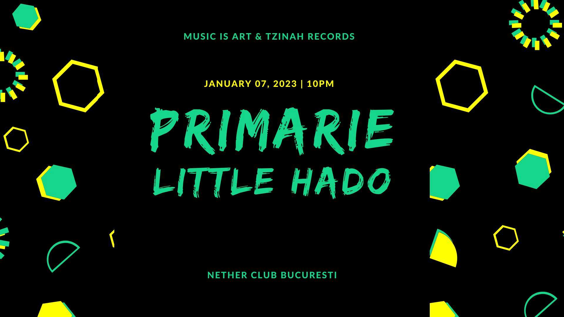 Music Is Art & Tzinah Records - Primarie , Little Hado - Página frontal
