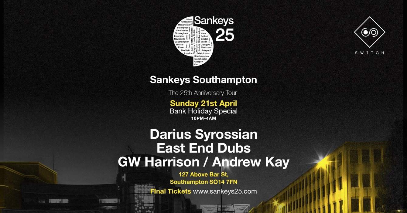 Sankeys25: Southampton - Easter Sunday Special - Página frontal