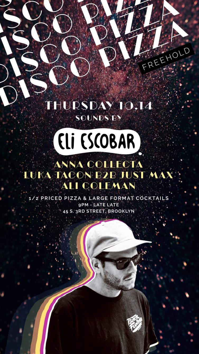 Disco Pizza with Eli Escobar - Página frontal