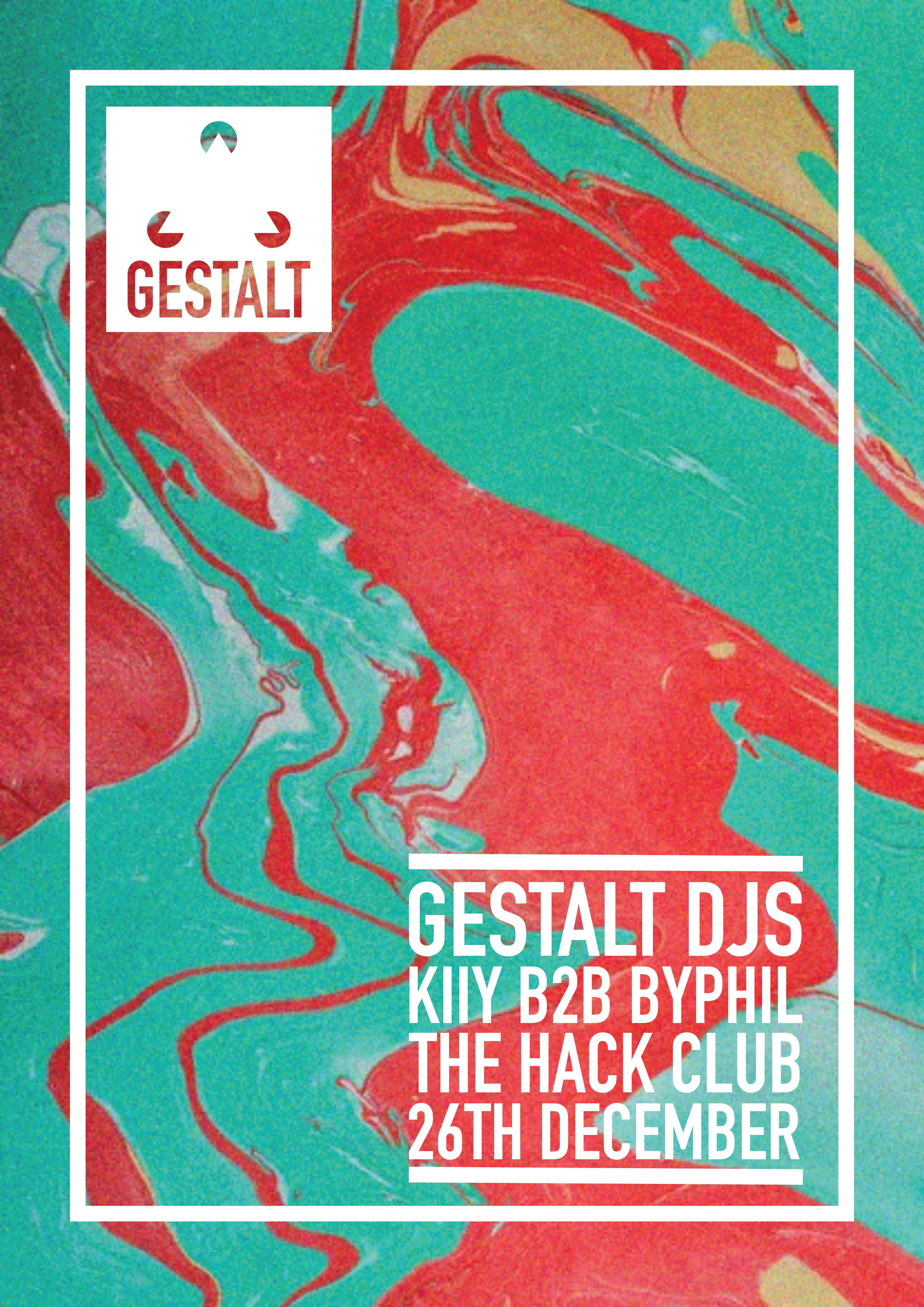 Gestalt Presents. Boxing Day - フライヤー表