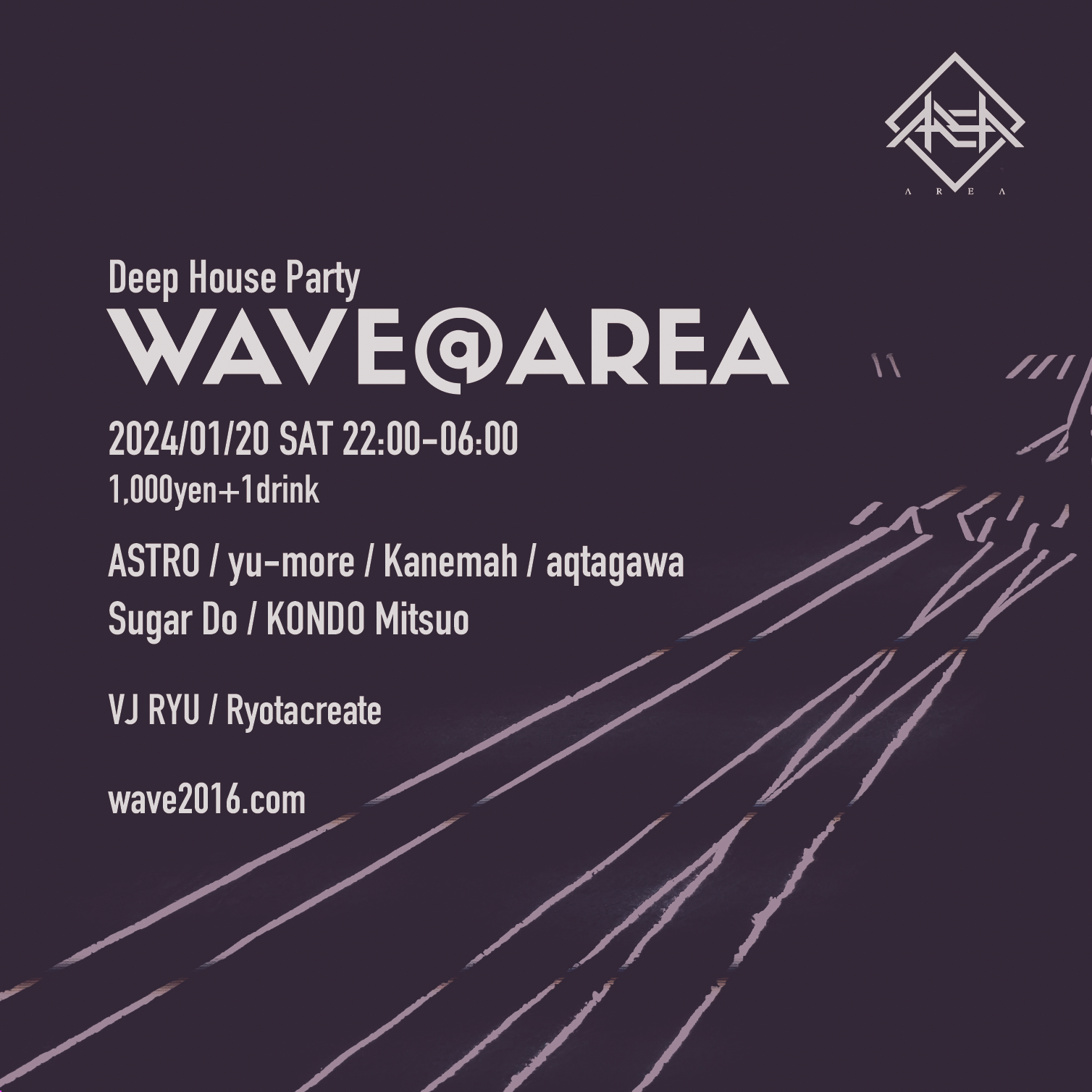 WAVE@AREA - フライヤー表