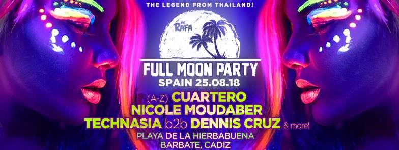 Full Moon Party Spain - フライヤー表