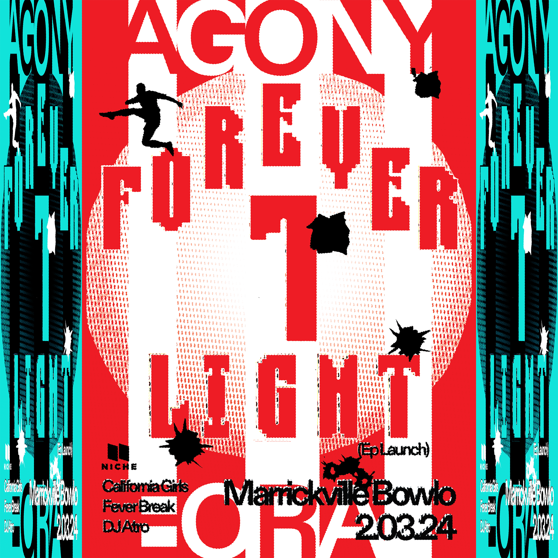 AGONY pres. 'FOREVER LIGHT' with DJ Atro, California Girls, Fever Break - Página frontal