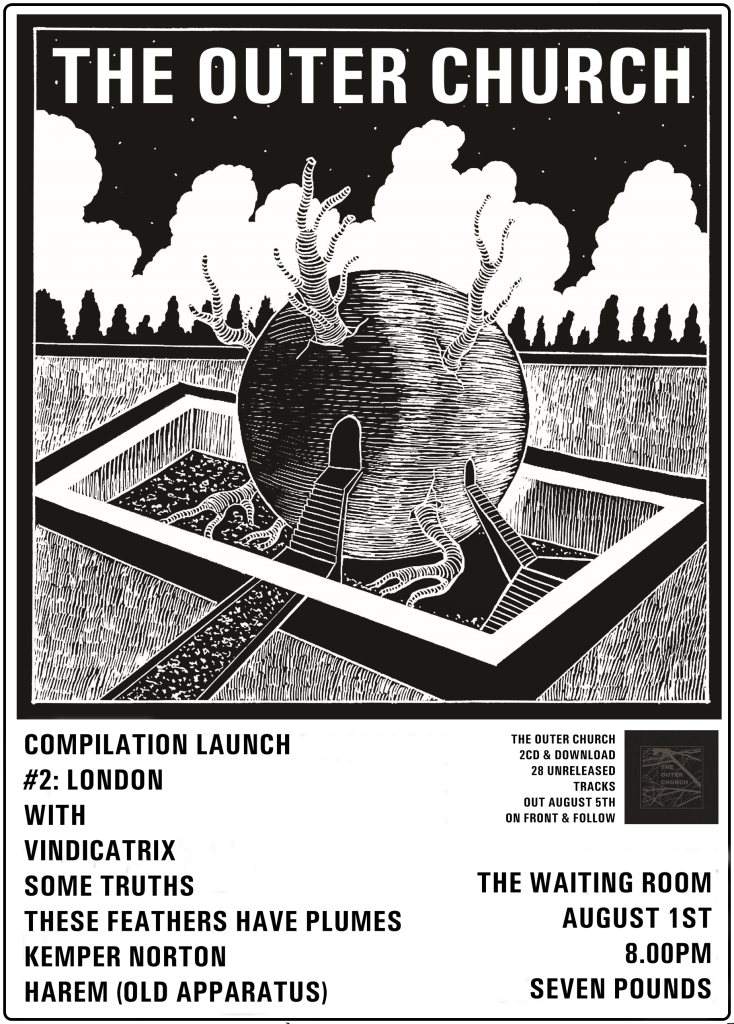 The Outer Church: Compilation Launch - フライヤー表