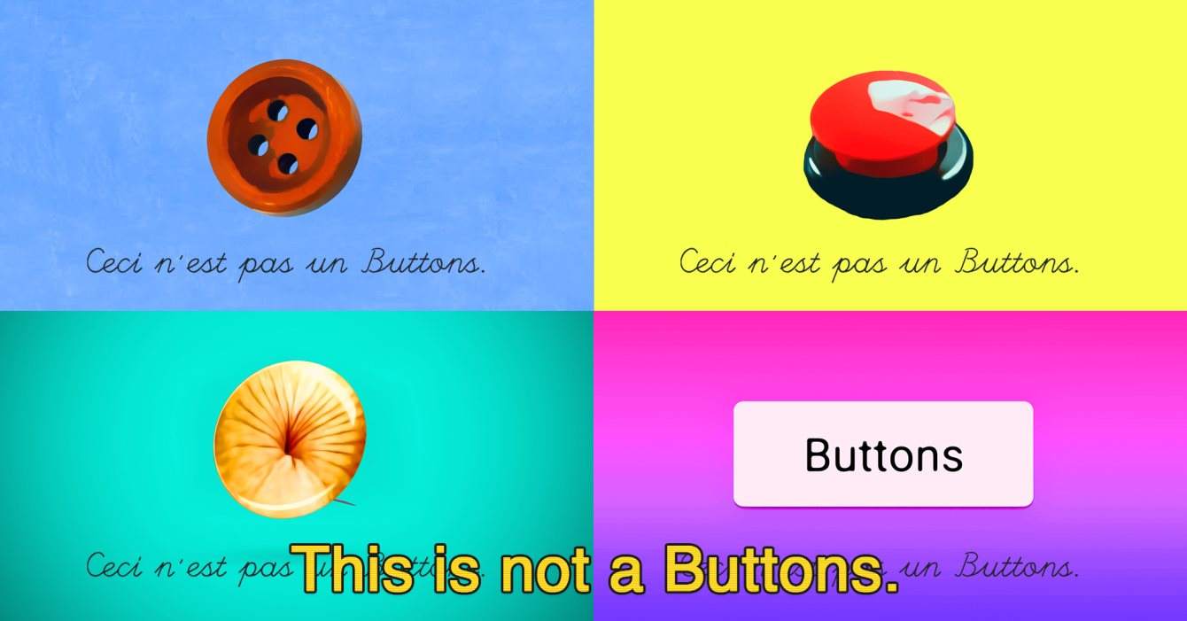 This is not a Buttons - Página frontal