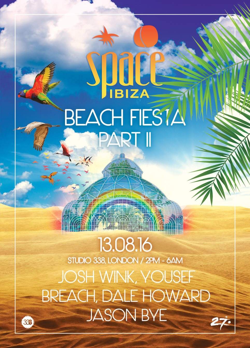 Space Ibiza: Beach Fiesta (Part 2) with Josh Wink, Yousef, Breach, Dale Howard & More - Página frontal