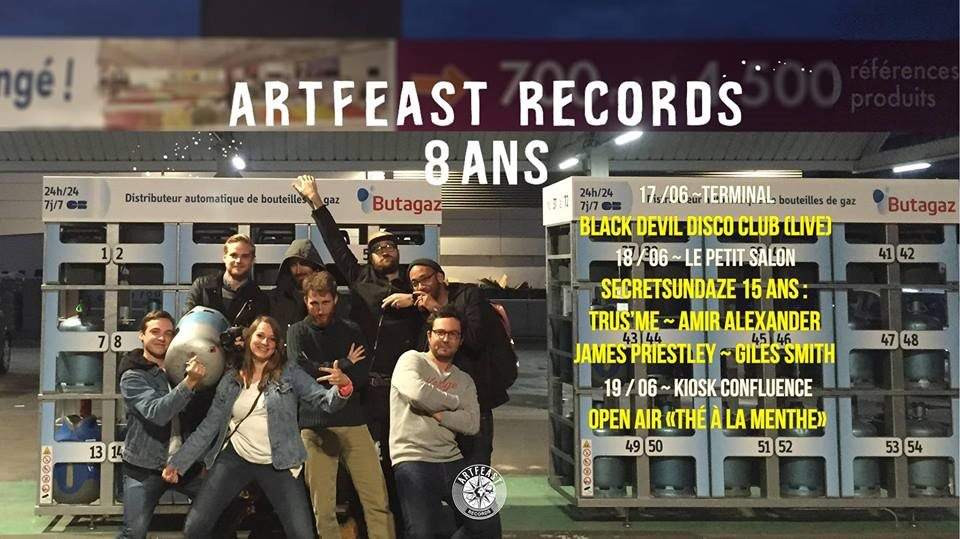Art Feast Records 8 Years Birthday Bash - フライヤー表