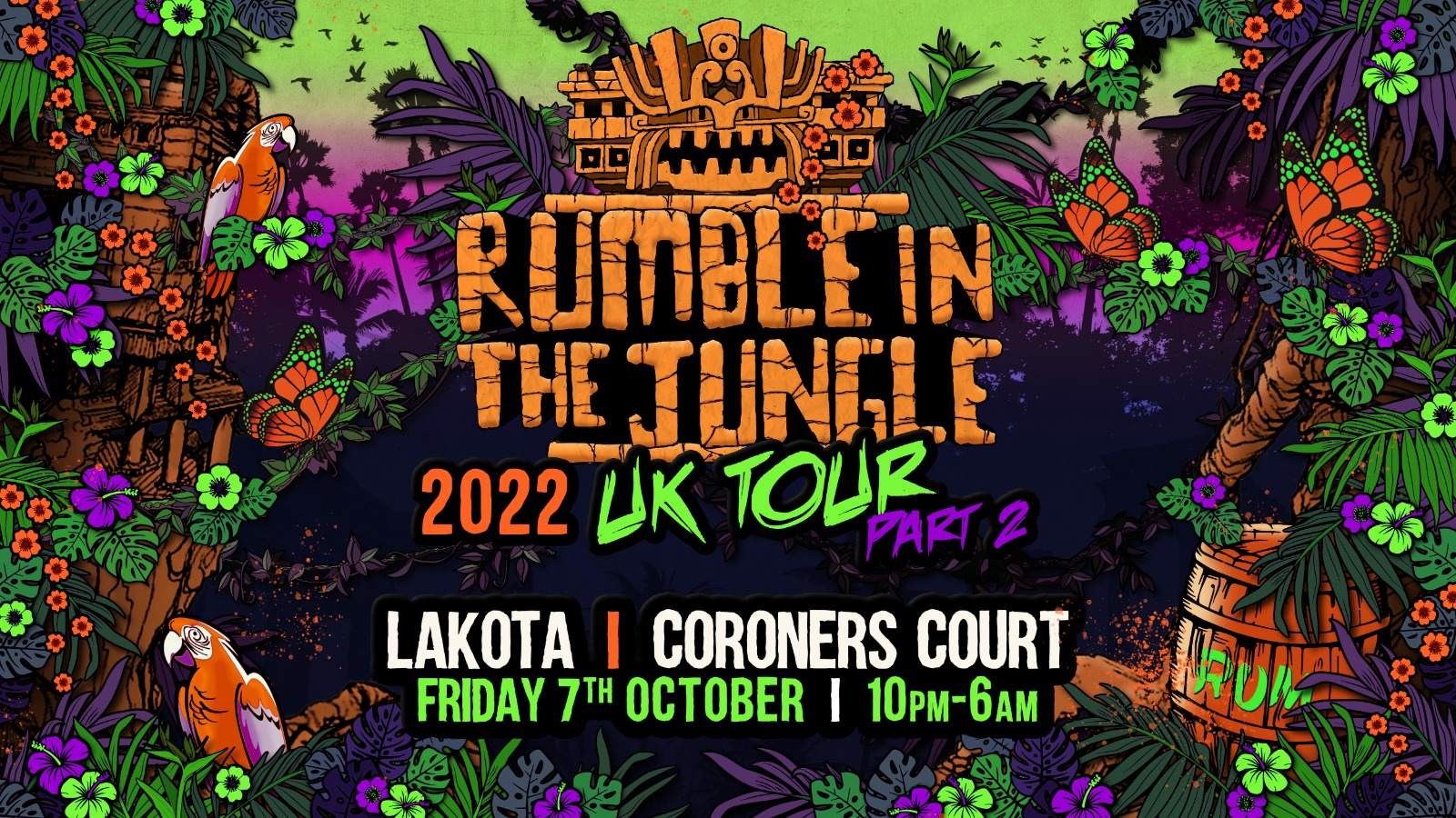 Rumble In The Jungle - フライヤー表