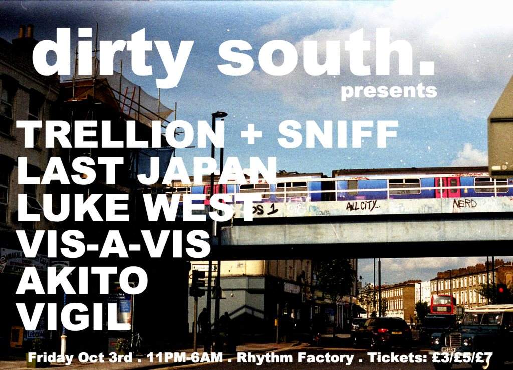 Dirty South. presents Trellion + Sniff - Página frontal