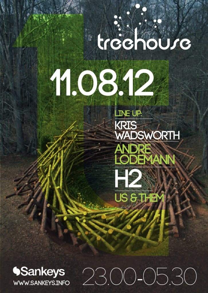 Treehouse - Kris Wadsworth, Andre Lodemann, H2, Isherwood Us & Them - Página frontal