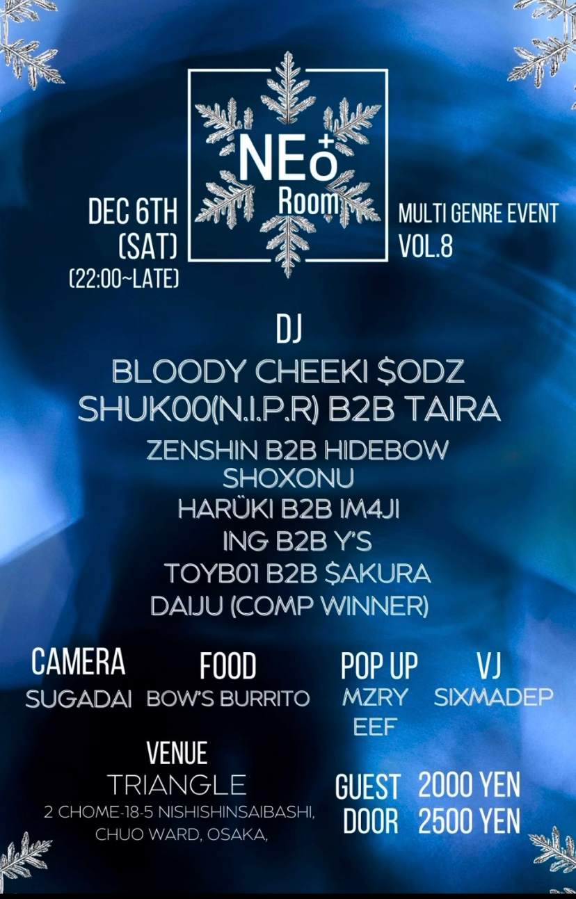 Neo+ Room Vol.8 at Triangle, Osaka