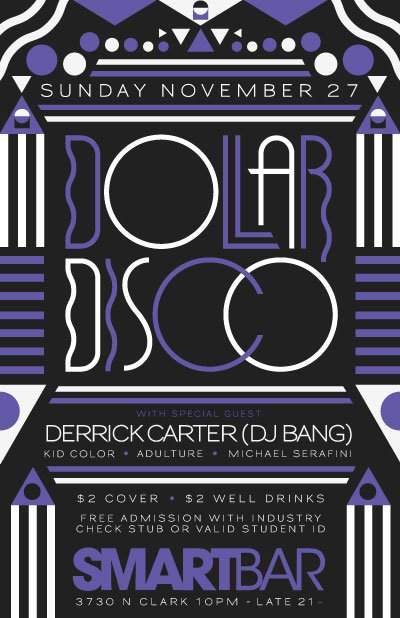 Dollar Disco presents A Persnickety Sounds Record Release Party feat Derrick Carter (Dj Bang) - Página frontal