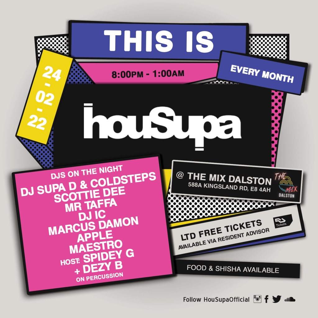 This is Housupa at The Mix Nightclub, London