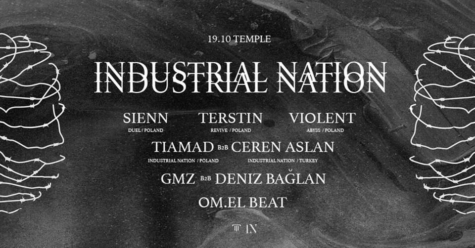 Industrial Nation in Temple - フライヤー表