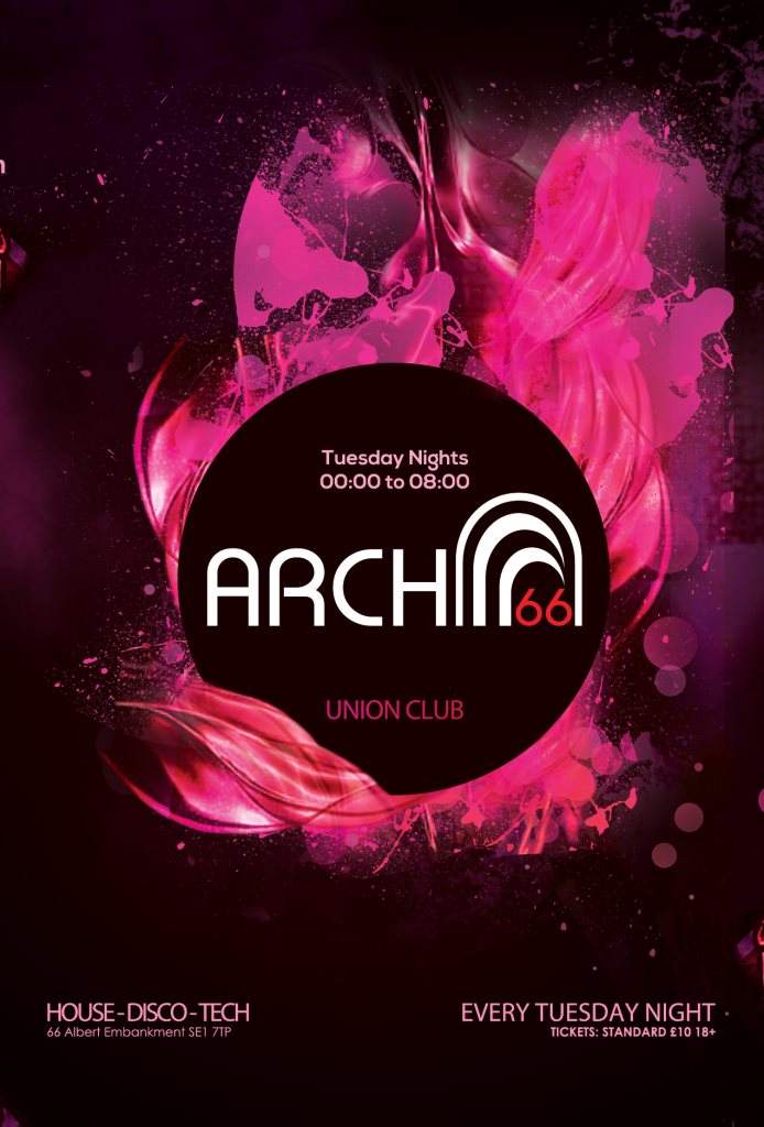 ARCH66 - Tuesday Night Afterhours (House - Disco - Techhouse) - Página frontal