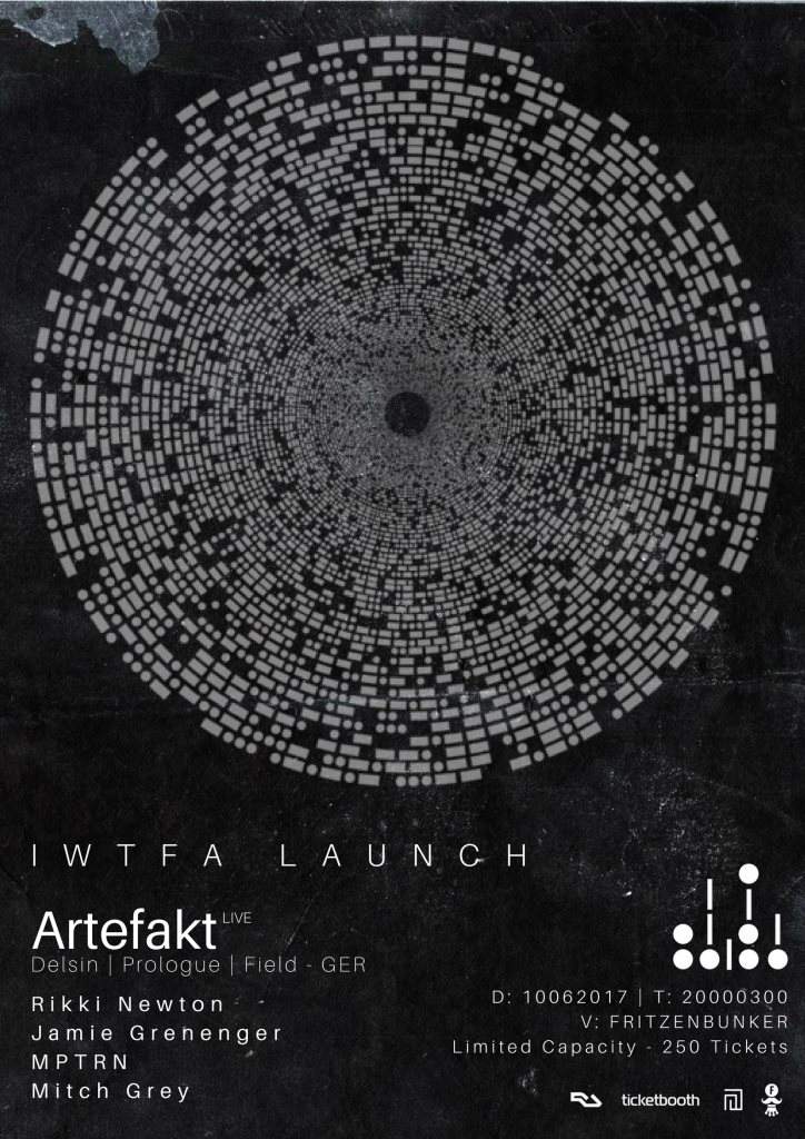 Iwtfa Launch - Artefakt - Página frontal
