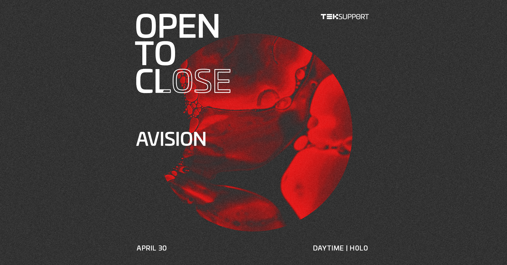 Teksupport: Avision (open to close) POSTPONED - Página frontal